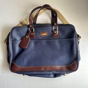Vintage Leisure Luggage Brand Tote Luggage Travel Bag 22” Carry On Duffel Rare